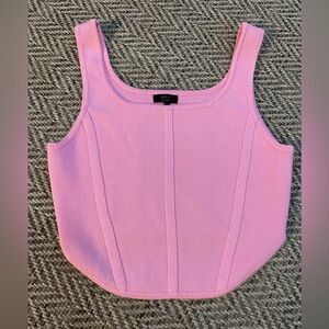 Baby pink crop top